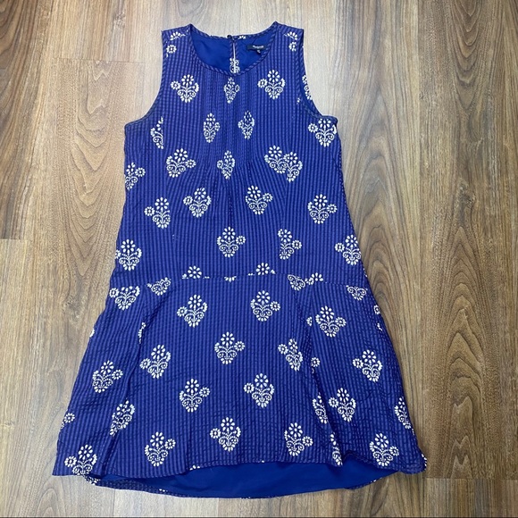 🔥🔥CLEARANCE🔥🔥 Madewell Flowerstamp Dress - Picture 2 of 6